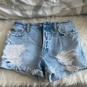 Distressed A&F Shorts!